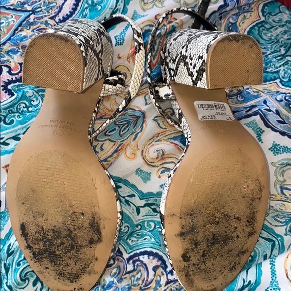 Liliana snake skin clear band heels - Picture 3 of 4